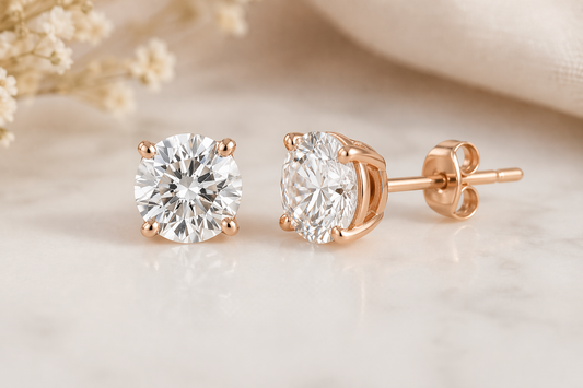 Diamond Stud Earrings